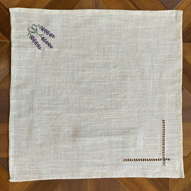 [[Camellia Casa] Hemstitch Pol - đánh giá và giá Monogrammed Handkerchief