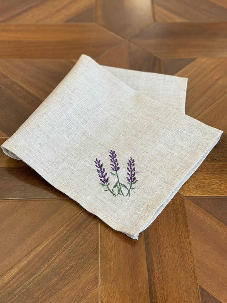 [[Camellia Casa] Hemstitch Pol - đánh giá và giá Monogrammed Handkerchief