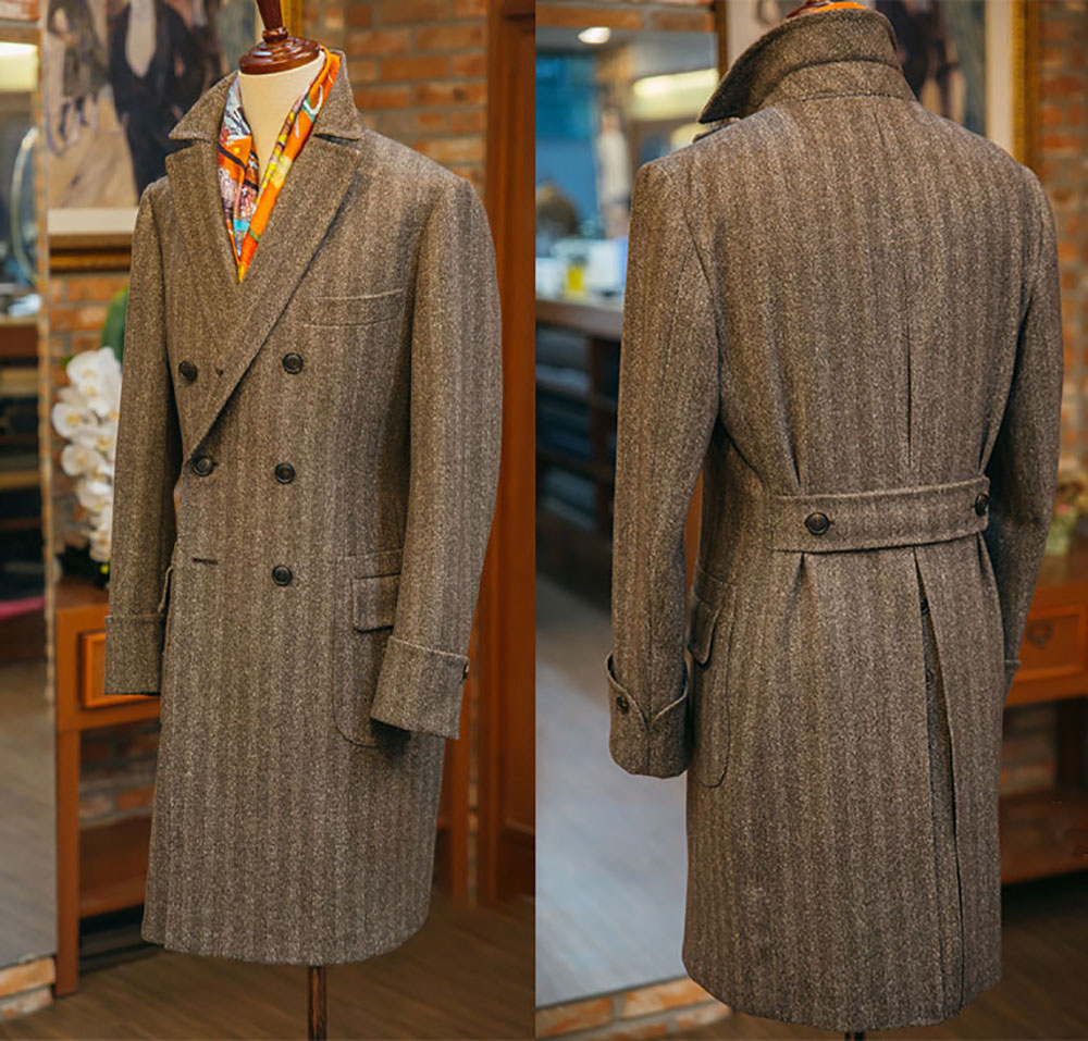 Vintage Wool Blend Herringbone - đánh giá và giá Men'S Vintage Formal Wear