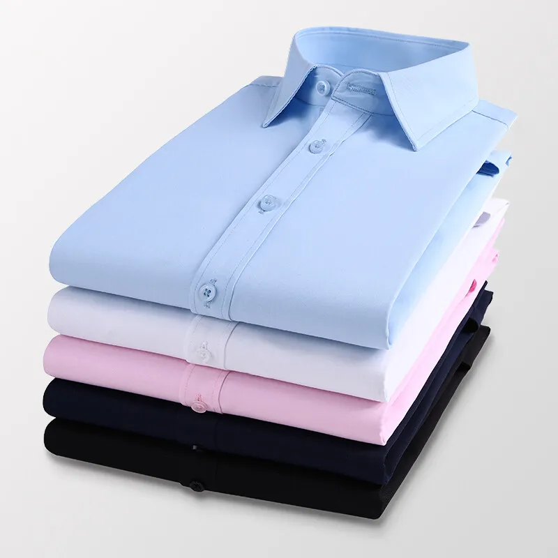 2026 New Men's Long-sleeved Sh - đánh giá và giá Men Formal Wear Pink