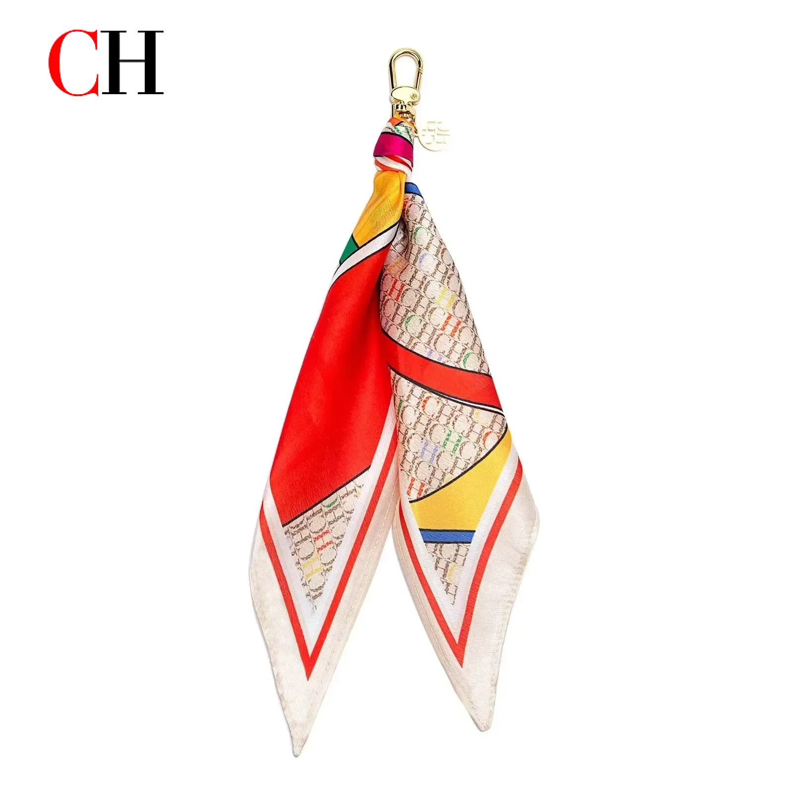 CH Scarf Keychain Bag Charm Mo - đánh giá và giá Monogrammed Handkerchief