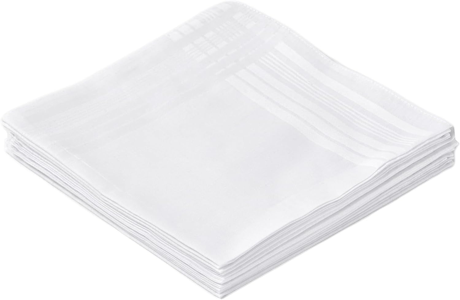 Men's Pure White 100% Cotton H - đánh giá và giá Monogrammed Handkerchief