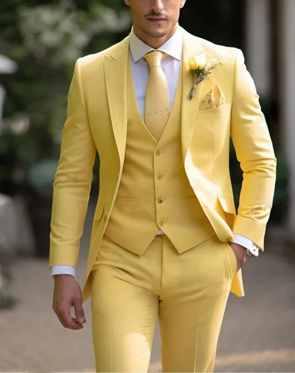 3 Pieces Pink Formal Men Suits - đánh giá và giá Men Formal Wear Pink