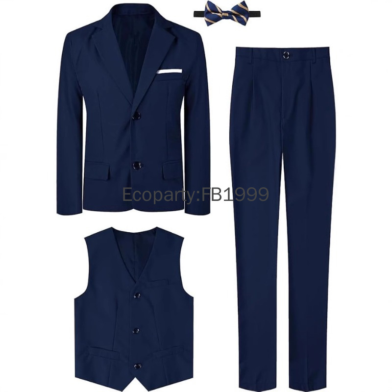 4pcs Suit for Kids Boys Weddin - đánh giá và giá Formal Wear For Men Kids