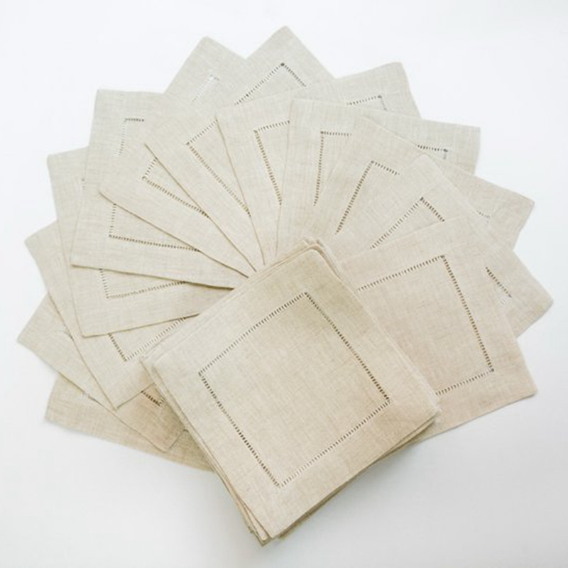 12 Pieces Cocktail Napkin Whit - đánh giá và giá Monogrammed Handkerchief