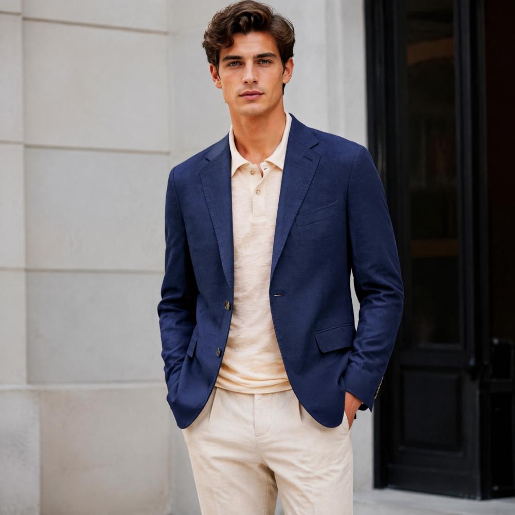 Men Casual Blazer, Notch Lapel - đánh giá và giá Men Formal Office Wear Shirts