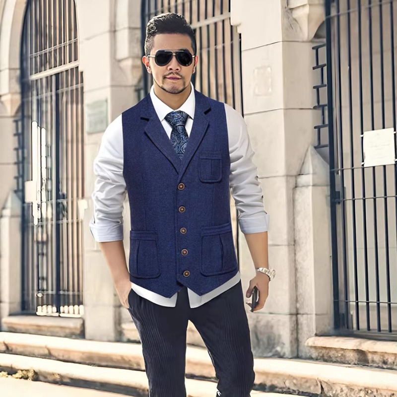 Men's Herringbone Tweed Suit V - đánh giá và giá Men'S Vintage Formal Wear