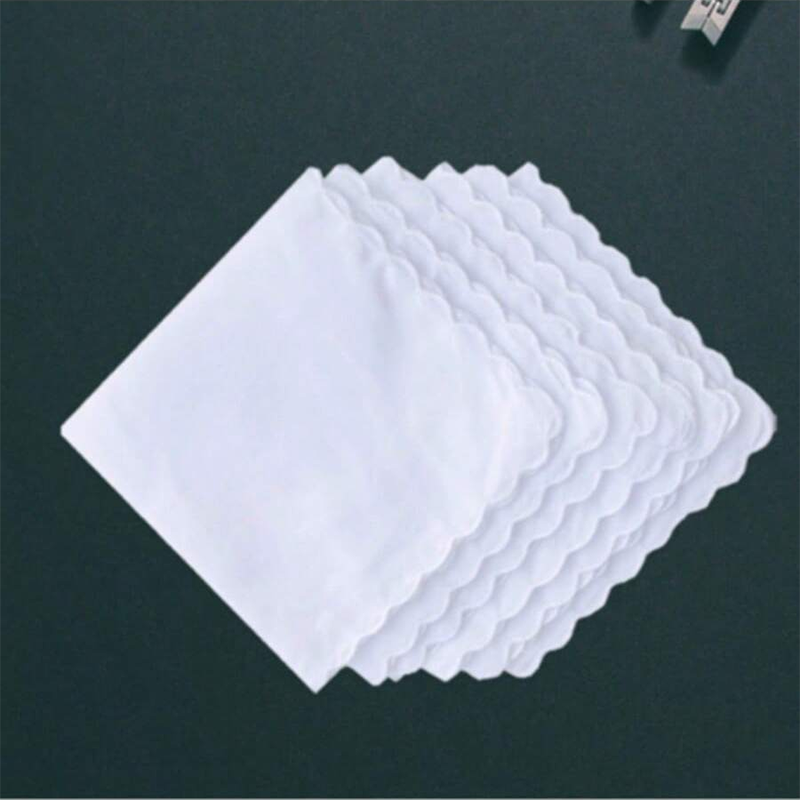 6pcs/Cotton Handkerchief Fan-S - đánh giá và giá Monogrammed Handkerchief