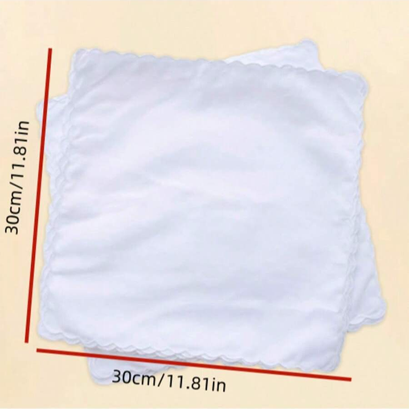 6pcs/Cotton Handkerchief Fan-S - đánh giá và giá Monogrammed Handkerchief