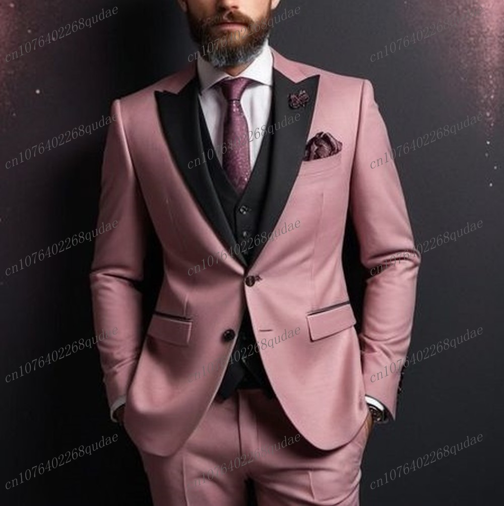 Dark Pink And Black Formal Men - đánh giá và giá Men Formal Wear Pink