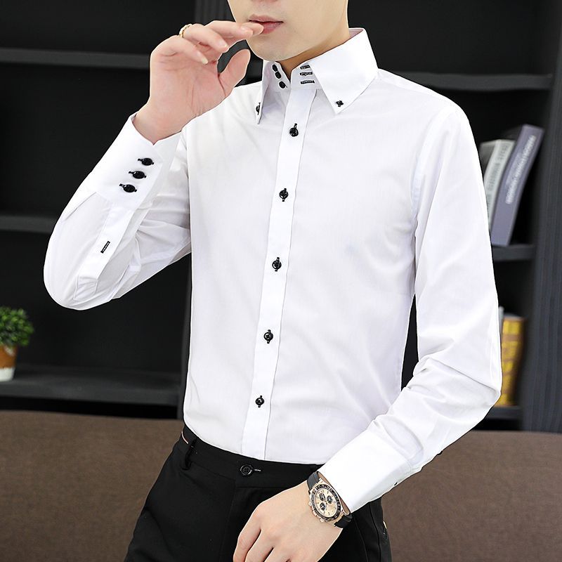 Spring Autumn Men's Executive  - đánh giá và giá Men Formal Office Wear Shirts