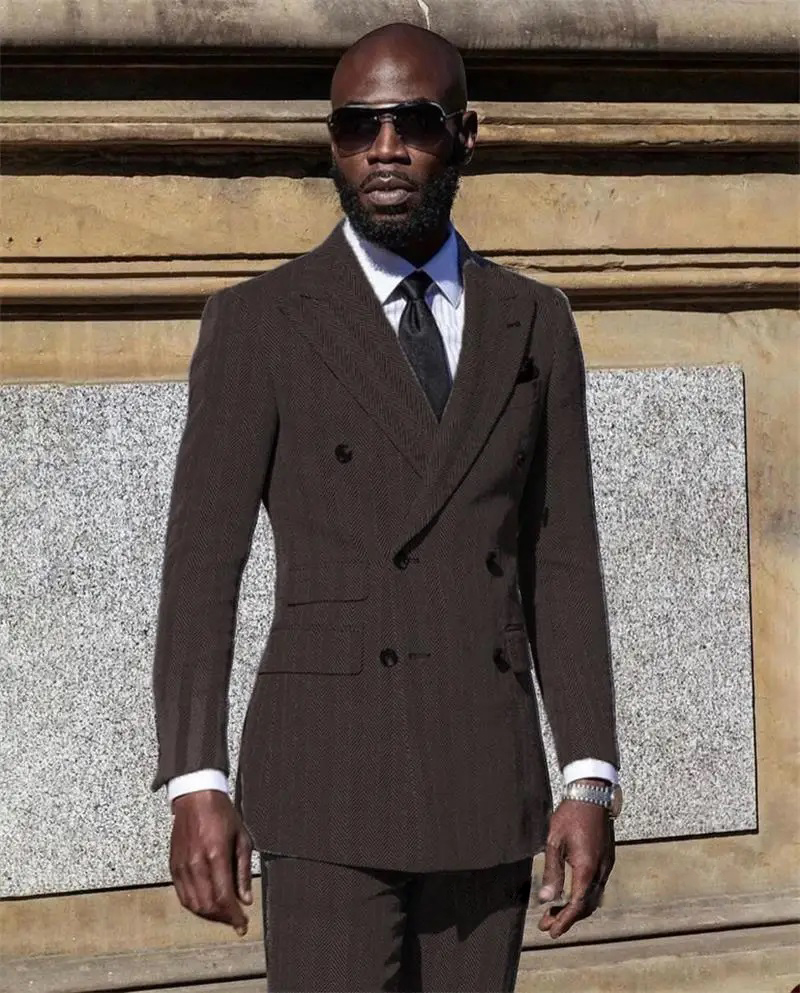 Herringbone Suits for Men Groo - đánh giá và giá Men Formal Wear Pink