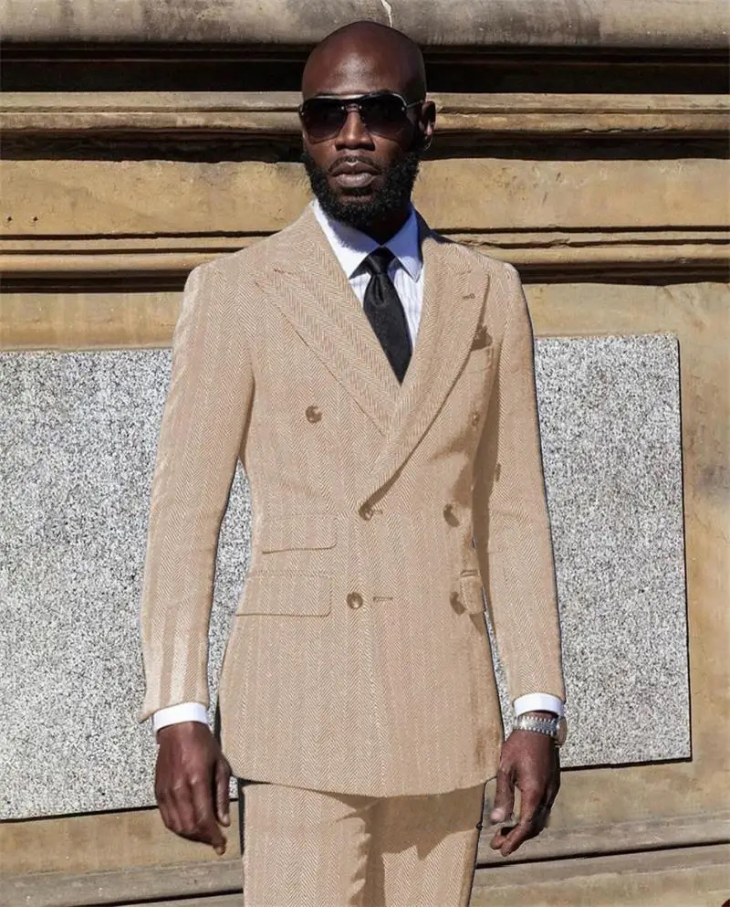 Herringbone Suits for Men Groo - đánh giá và giá Men Formal Wear Pink